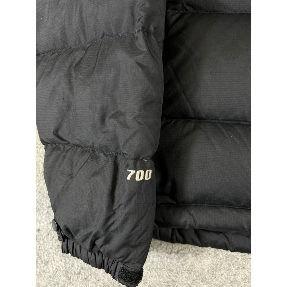 VINTAGE The North Face Nuptse 700 Puffer Jacket Mens Small Black Down Gorpcore